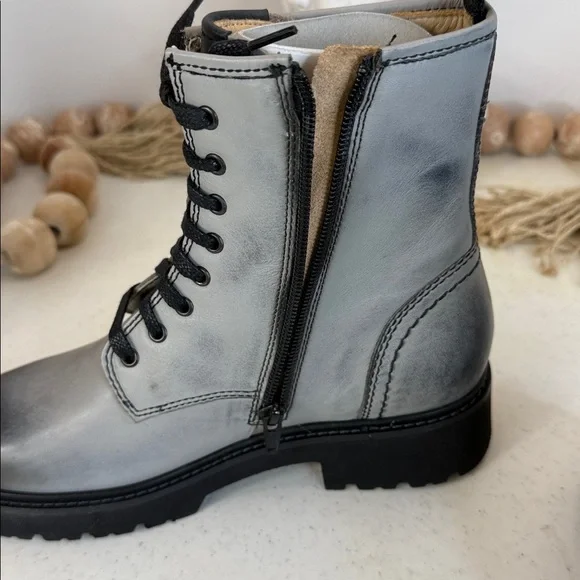 Samuel Hubbard Made in Portugal Lombard Boots - Leather Gray Size 6.5 - Picture 9 of 11